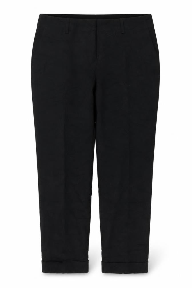 Front view of Tu women’s black trousers, size UK 14, 25-inch leg