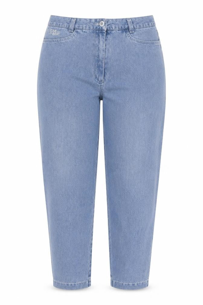 Gaby Mersmann Womens Blue  Denim Straight Jeans Size 14 L28 in