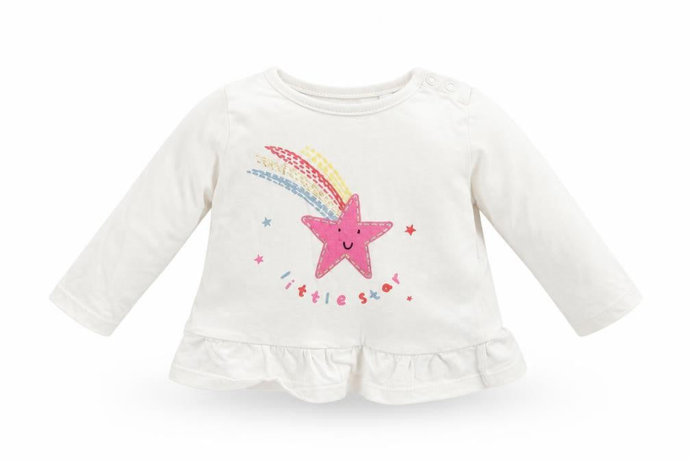 Blue Zoo Boys White   Basic T-Shirt Size 3-6 Months  - STAR
