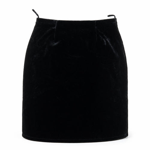 Betty Barclay Womens Black  Velour Straight & Pencil Skirt Size 36 in