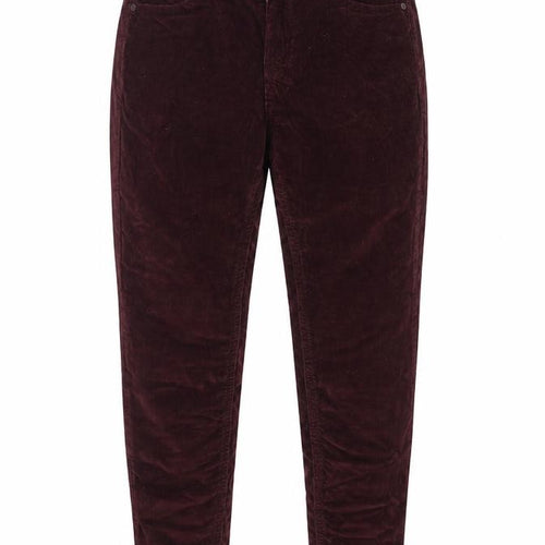 Topshop Womens Purple  Corduroy Trousers  Size 25 in L30 in
