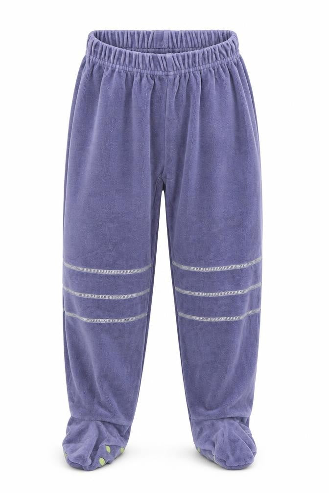 Front view of Preworn girls’ blue solid cami pyjama pants, size 6, years