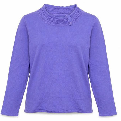 Bonmarché Womens Purple  Knit Pullover Jumper Size M