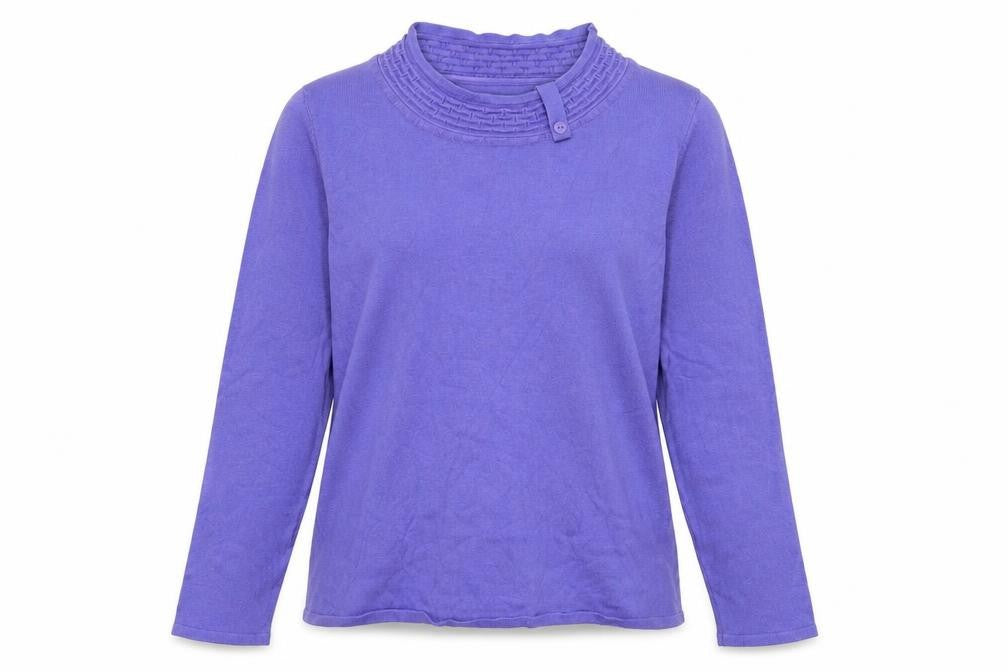 Bonmarché Womens Purple  Knit Pullover Jumper Size M