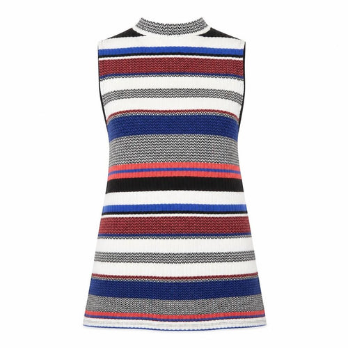 Matalan Womens Blue Striped  Tunic Jumper Size 14
