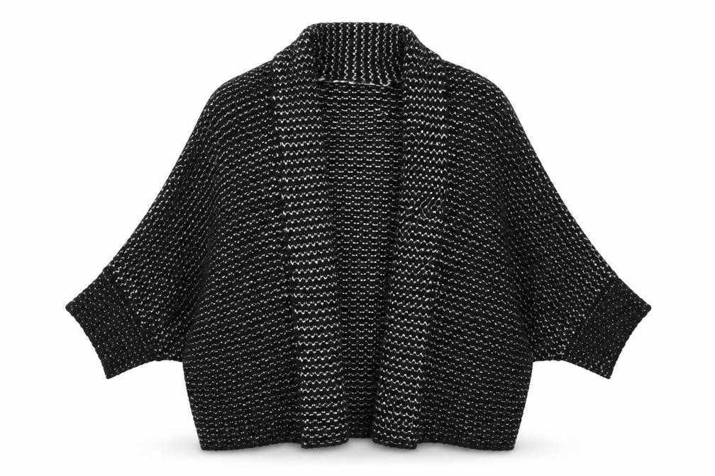 Lara Knit Womens Black   Cardigan Jumper Size M