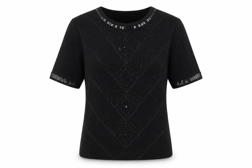Berketex Womens Black   Jersey T-Shirt Size 14