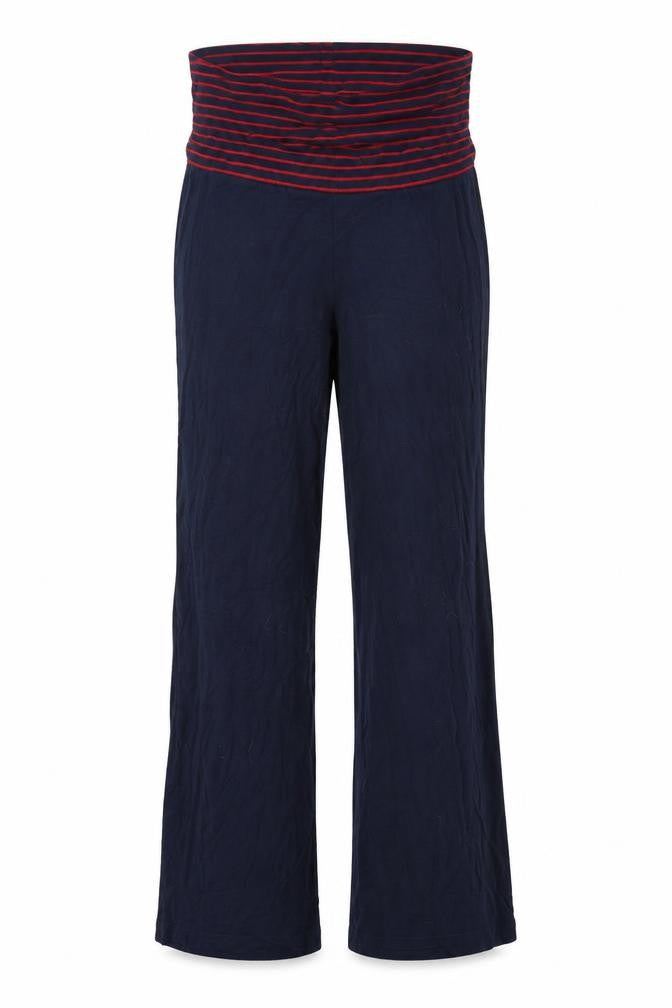 Preworn Womens Blue Striped  Trousers  Size 8 L29 in