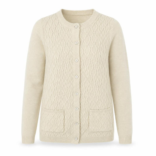 Front view of Bonmarché women’s beige jacket, size S