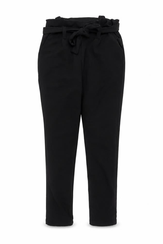 Front view of Select women’s black trousers, size UK 8, 27-inch leg