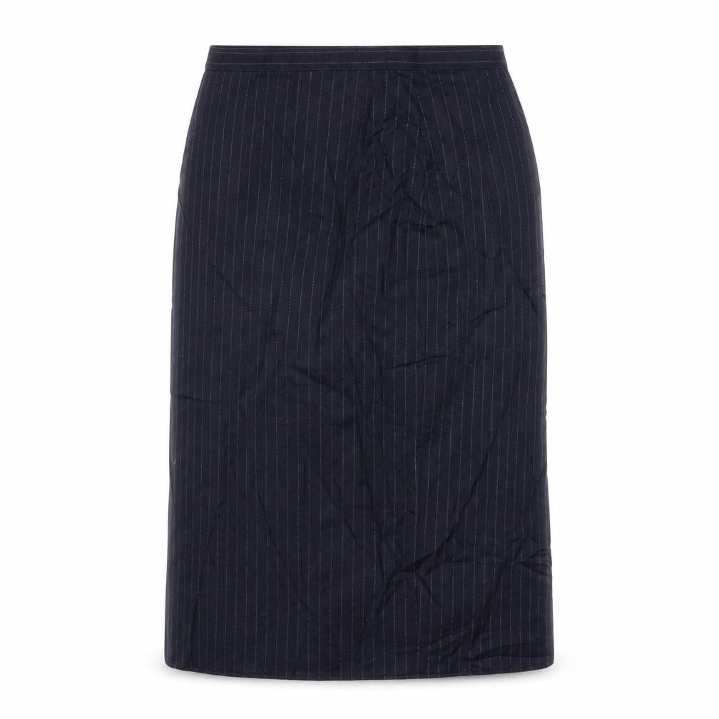 Marks and Spencer Womens Blue Striped  A-Line Skirt Size 12