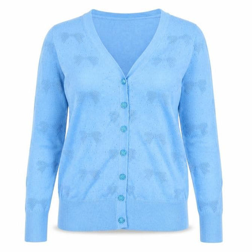 Cutie Womens Blue   Pullover Jumper Size S