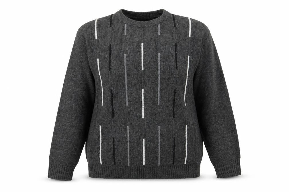 Front view of Streamline women’s grey rayon jumper, size M