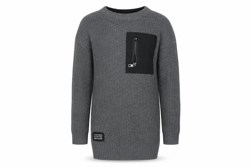 pep co Girls Grey   Jumper Dress  Size 7 Years