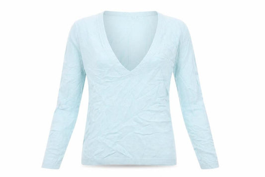 Front view of French Connection women’s blue jumper, size XS