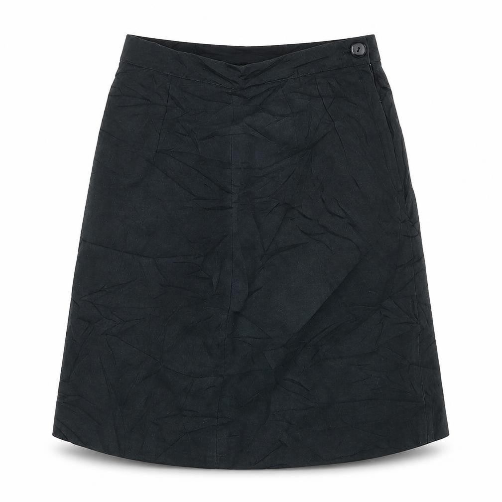 Preworn Womens Black   A-Line Skirt Size 26 in