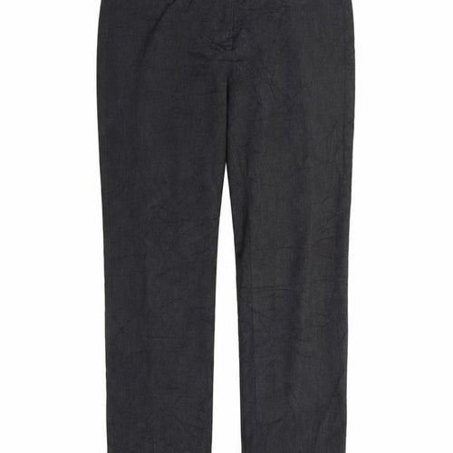 M&S Womens Grey   Trousers  Size 8 L27 in