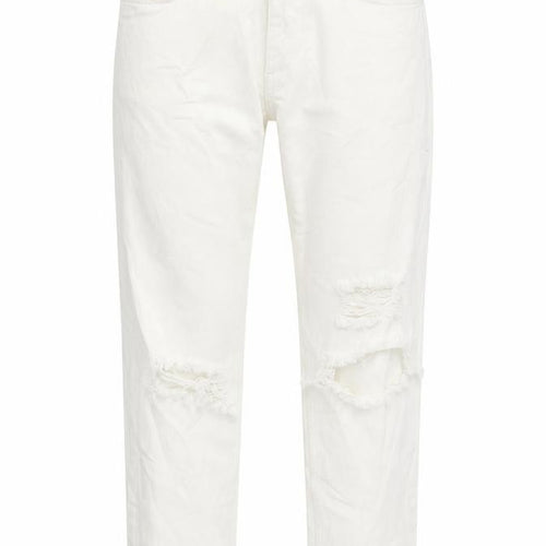 H&M Womens White   Straight Jeans Size 34 L28 in