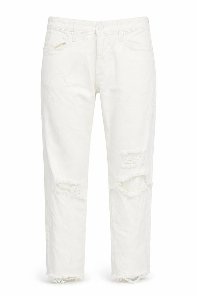 H&M Womens White   Straight Jeans Size 34 L28 in