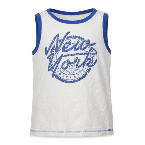 Matalan Boys White   Basic Tank Size 5 Years