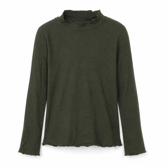 Front view of Primark girls’ green basic t-shirt, size 9-10, years