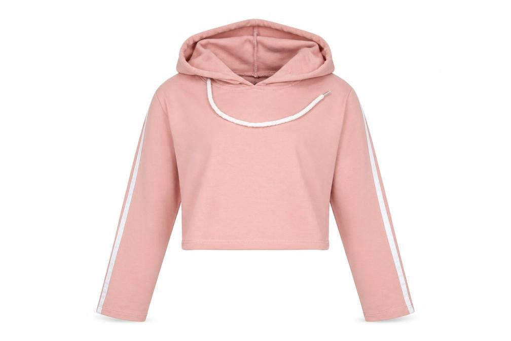 Misspap Womens Pink   Pullover Hoodie Size 8  - cropped hoodie