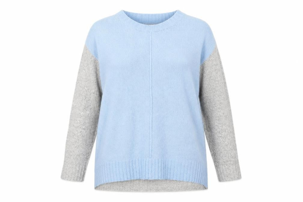 Front view of Damart women’s black jumper, size UK 16