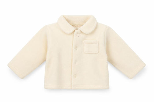 Front view of E.A Baby Ivory Jacket, size 3-6, Months