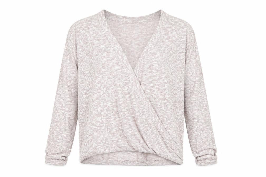 Front view of Next women’s beige jumper, size UK 16