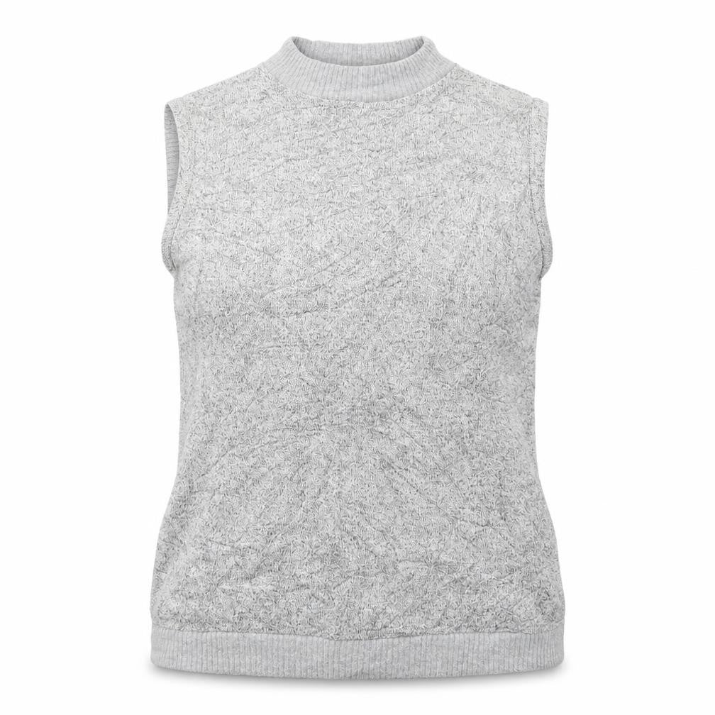 Front view of River Island women’s grey jumper, size UK 12