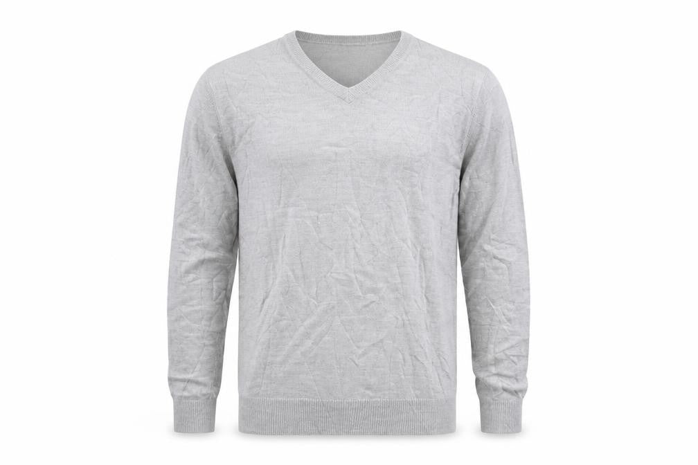 Front view of George men’s grey jumper, size S