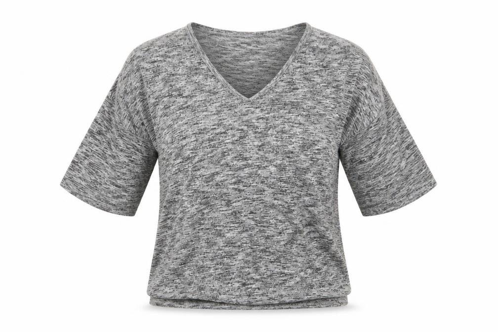 Front view of New Look women’s grey jumper, size S