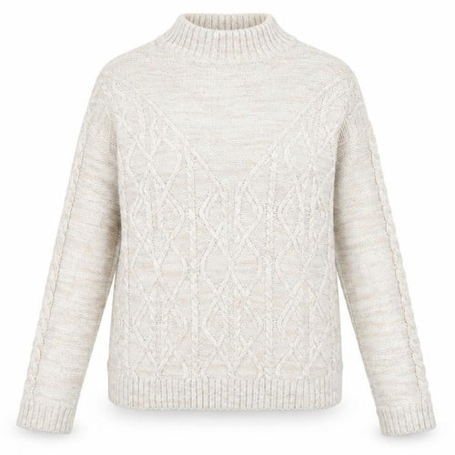 Papaya Womens Beige  Knit Pullover Jumper Size S