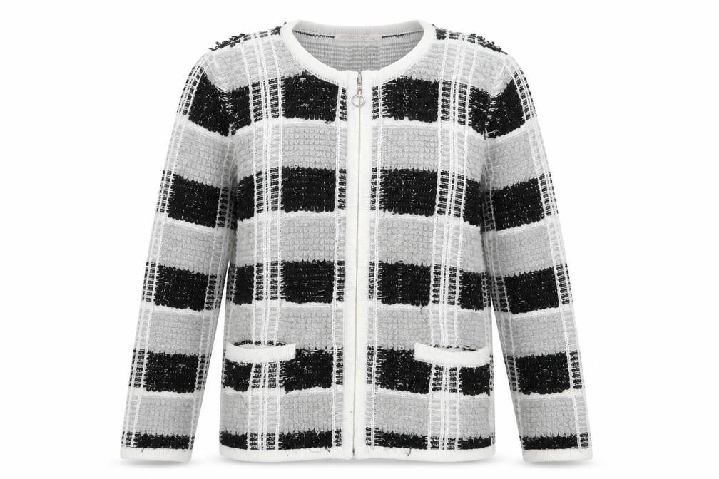 Anna Rose Womens Black  Knit Jacket Coatigan Size M