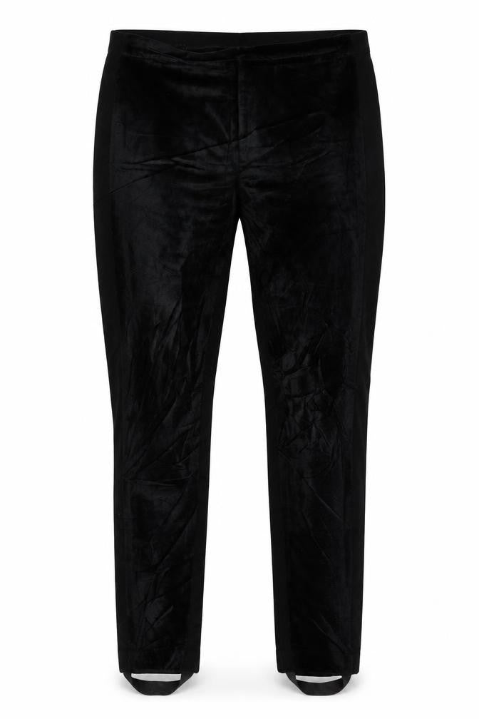 Front view of Marks & Spencer women’s black trousers, size UK 10, 27-inch leg