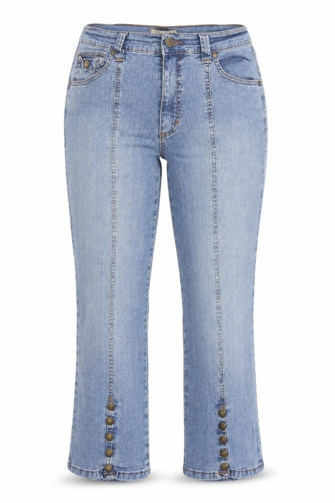 Bessie Womens Blue  Denim Cropped Jeans Size 29 in L23 in