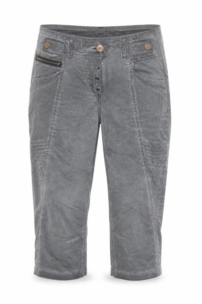 Cecil Womens Grey   Cropped Trousers Size 26 in L21 in