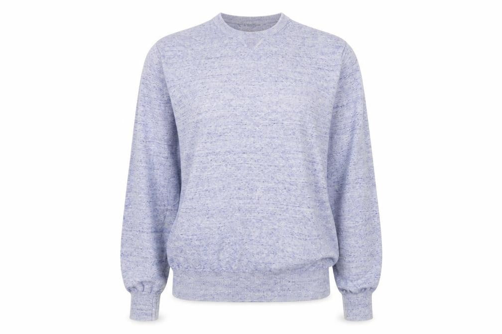 Front view of Marks & Spencer women’s blue jumper, size M