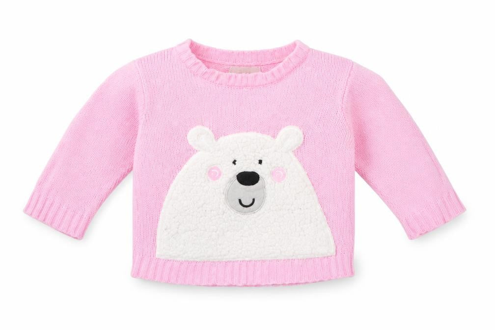 festive fun  Girls Pink   Pullover Jumper Size 12-18 Months