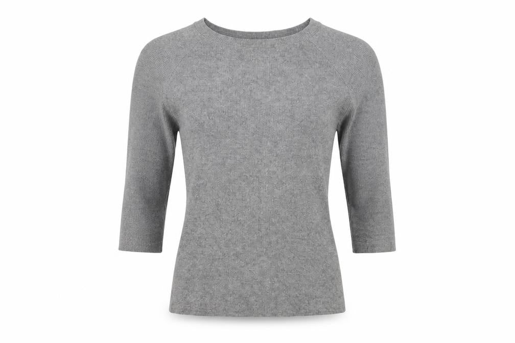 Front view of Ozone women’s grey jumper, size S