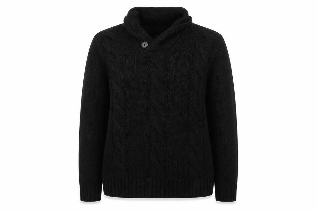 Front view of Marks & Spencer women’s black jumper, size M