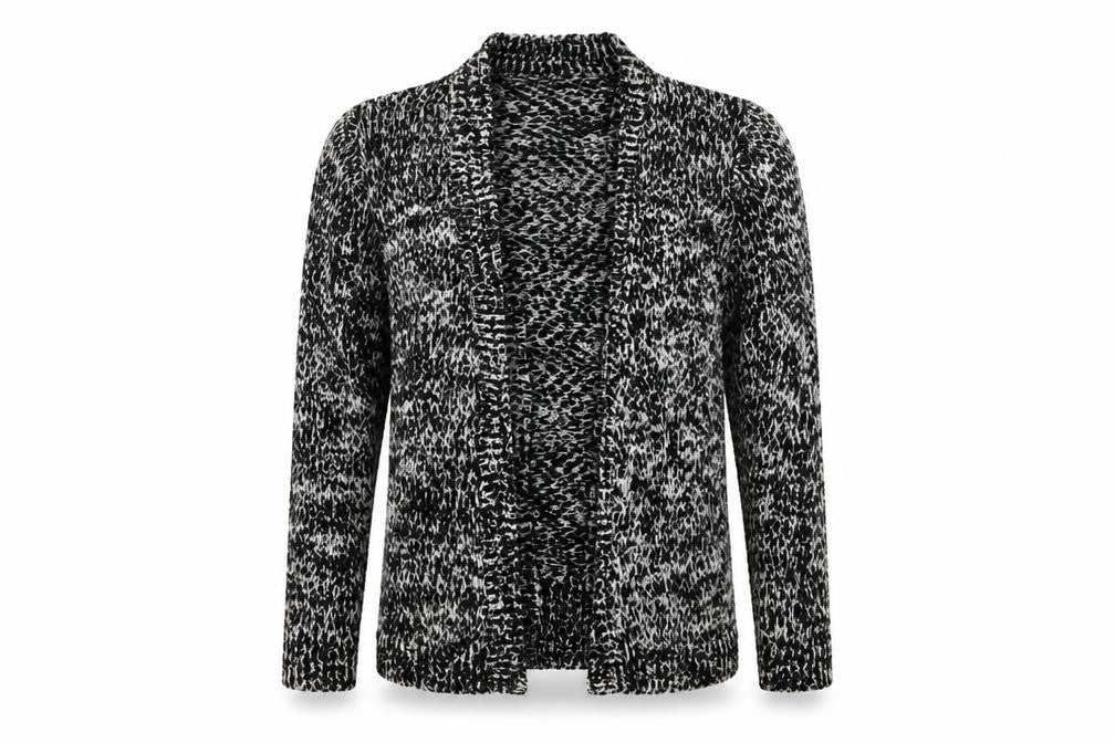 Tisai Womens Black  Knit Cardigan Jumper Size 12