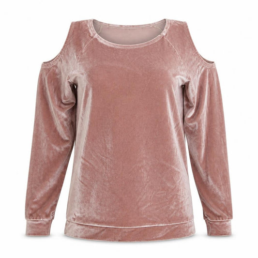 Front view of Papaya women’s pink basic t-shirt, size UK 10