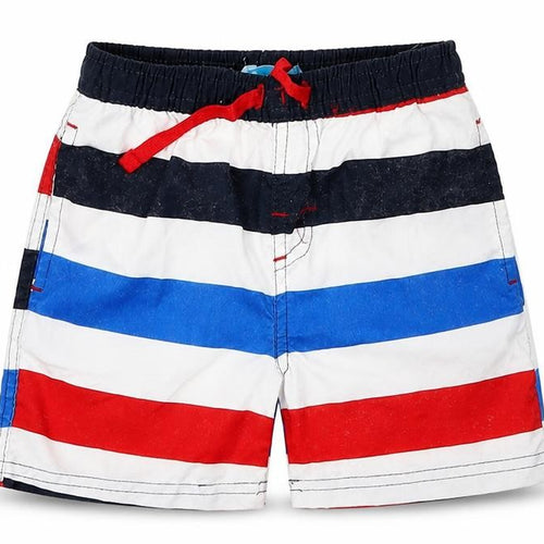 Rebel Boys Multicoloured Striped  Cropped Trousers Size 12-18 Months