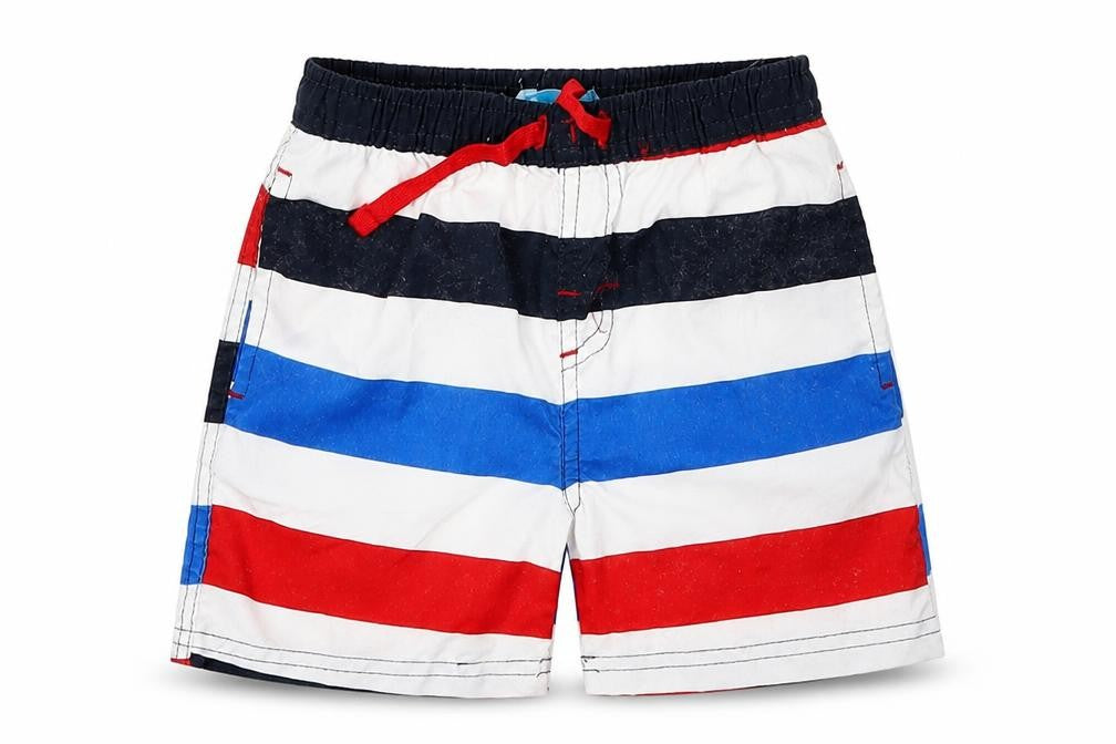 Rebel Boys Multicoloured Striped  Cropped Trousers Size 12-18 Months