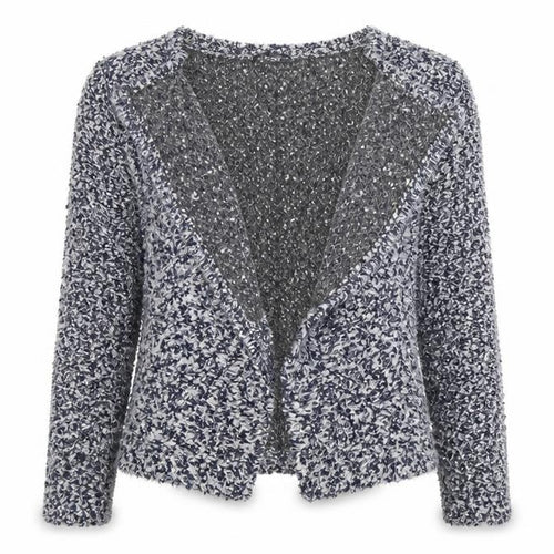 Alison sheri Womens Blue  Knit Cardigan Jumper Size S