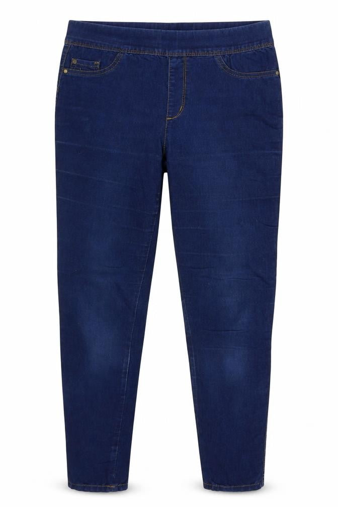 Denim & Co. Womens Blue  Denim Jegging Jeans Size 12 L28 in