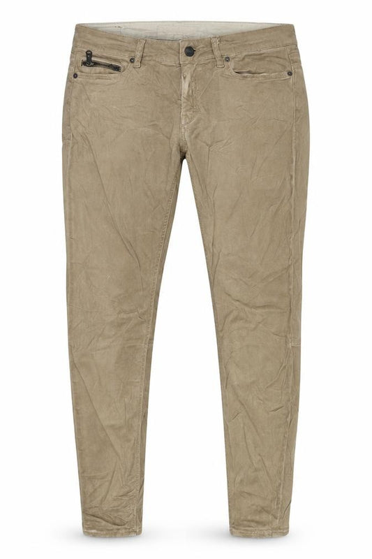 Front view of Drykorn women’s grey denim jegging jeans, size UK 30, in, 29-inch leg