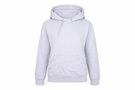 Front view of Divided women’s grey pullover hoodie, size XS