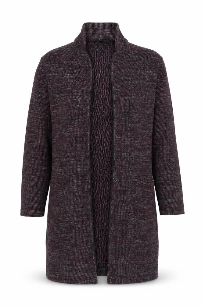 Front view of Zara women’s multicoloured cardigan jumper, size M